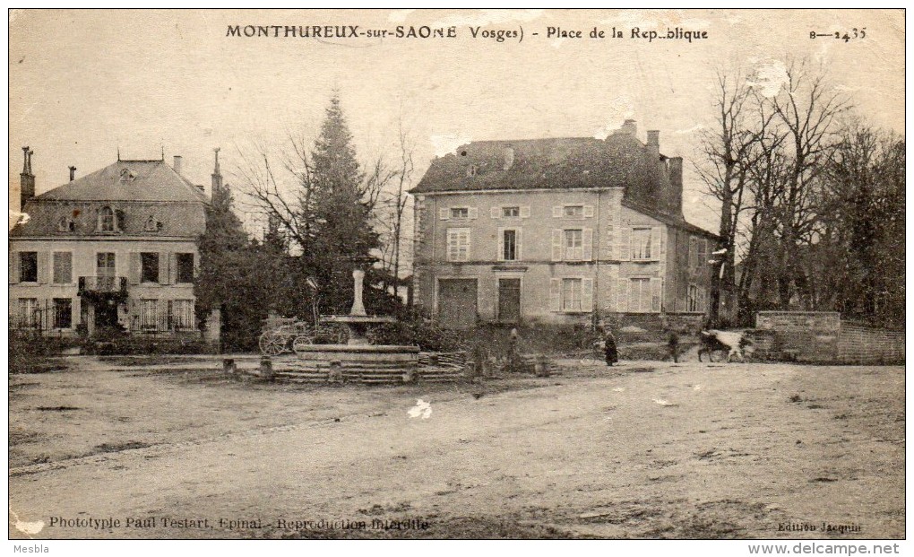 CPA  -  MONTHUREUX Sur SAONE  (88)   Place De La République - Monthureux Sur Saone