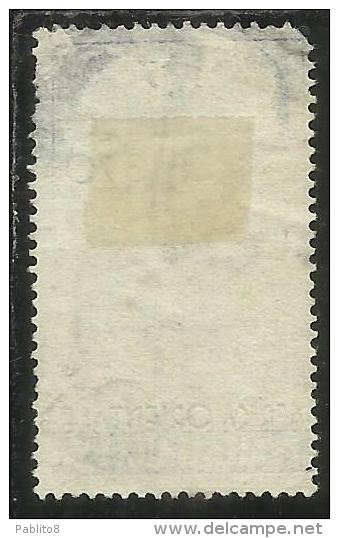 AFRICA ORIENTALE ITALIANA EASTERN ITALIAN AOI 1938 SOGGETTI VARI LIRE 3,70 USATO USED - Italian Eastern Africa