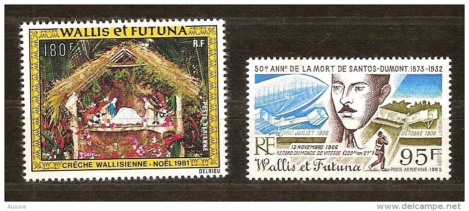 Wallis Et Futuna  1981 Yvertn° PA 113 Et 117 *** MNH Cote 11,70 Euro - Neufs