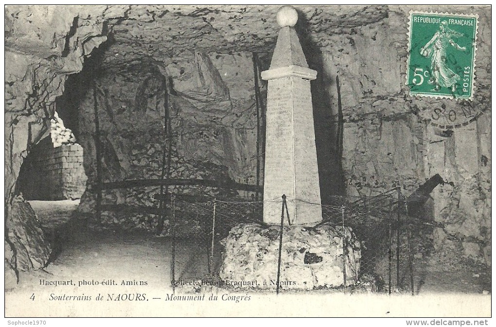 PICARDIE - 80 - SOMME -NAOURS - Les Grottes - Souterrains - Monument Du Congrès - Naours