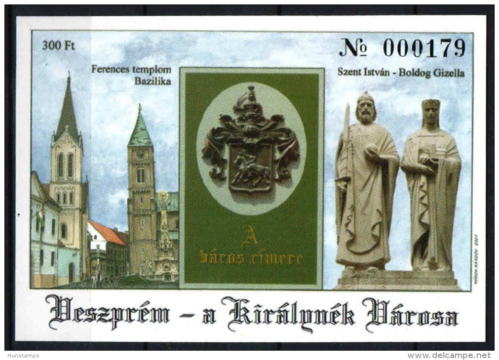 Hungary 2001. Veszprém - The City Of Queens - Commemorative Sheet Special Catalogue Number: 2001/40. - Herdenkingsblaadjes