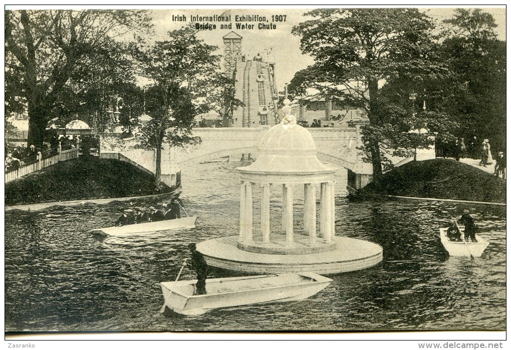 Bridge And Water Chute - Irish International Exhibition - 1907 - Dublin - Exhibitions