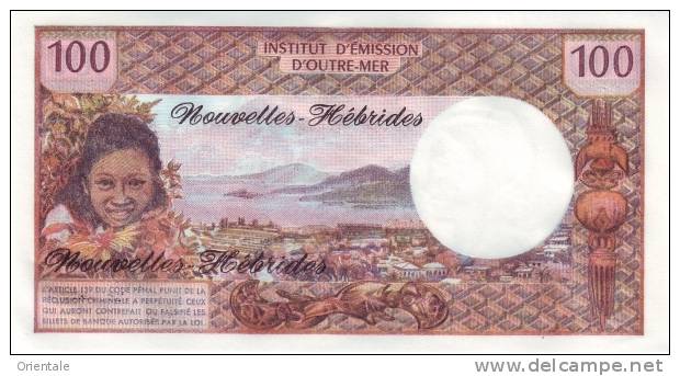 NEW HEBRIDES P. 18d 100 F 1977 UNC - New Hebrides