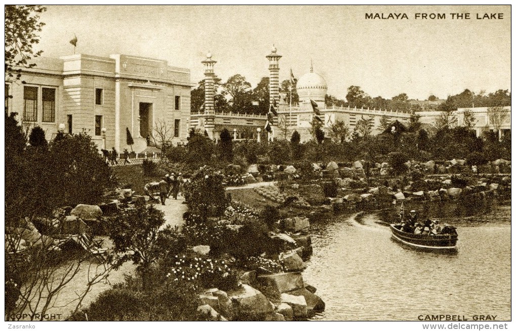 Malaya From The Lake - British Empire Exhibition - 1924 - Esposizioni