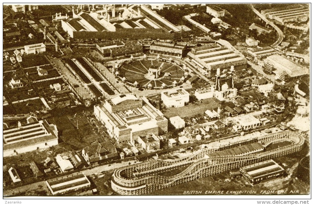 View From The Air - British Empire Exhibition - 1924 - Exhibitions