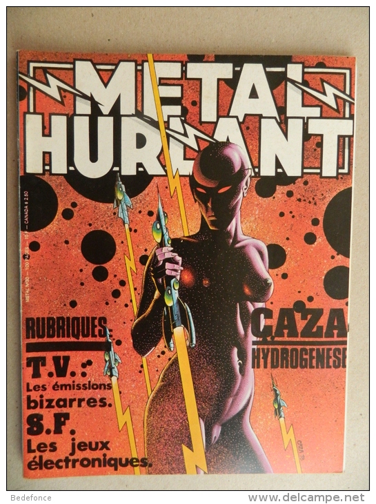 Métal Hurlant - 30 - Avec Moebius, Manoeuvre, Lob, Gillon, Ceppi, Margerin, Benain, Hé, Clerc, Rivière, Joe Staline,Caza - Métal Hurlant