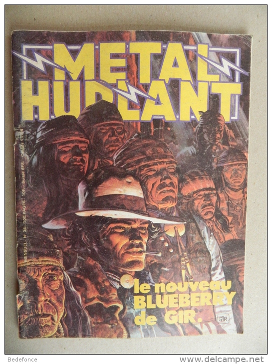 Métal Hurlant - 38 - Avec Moebius Et Gir, Charlier, Chaland, Paucard, Garnier, Voss, Lob, Gillon, Dank, Joe Staline,... - Métal Hurlant