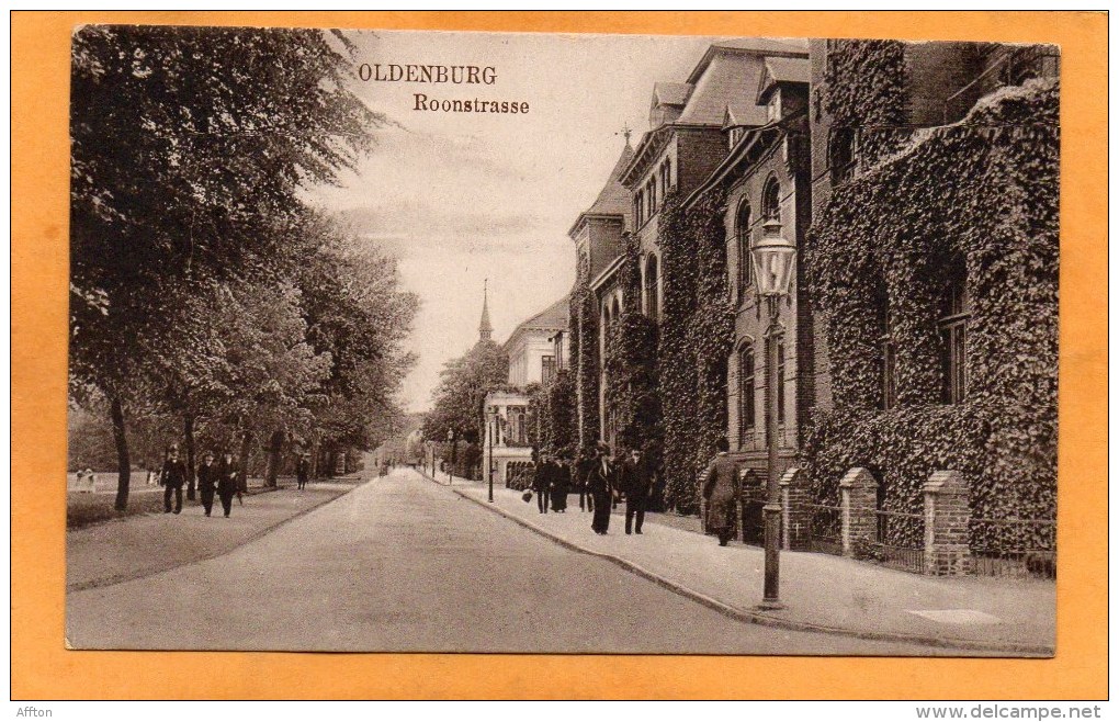 Oldenburg Roonstrasse 1910 Postcard - Oldenburg