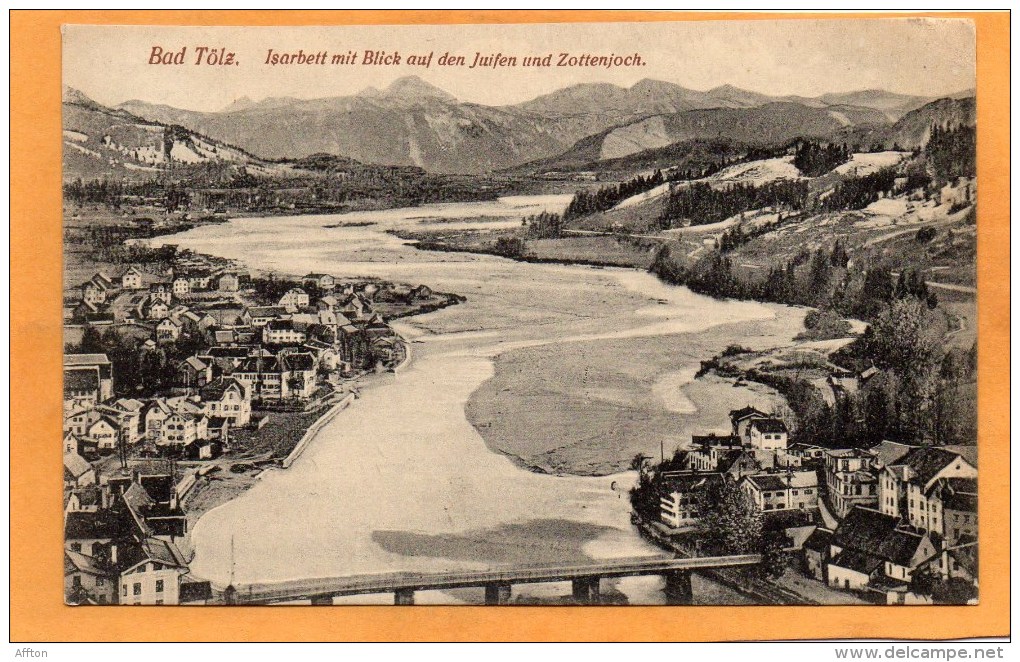 Bad Tolz 1920 Postcard - Bad Tölz