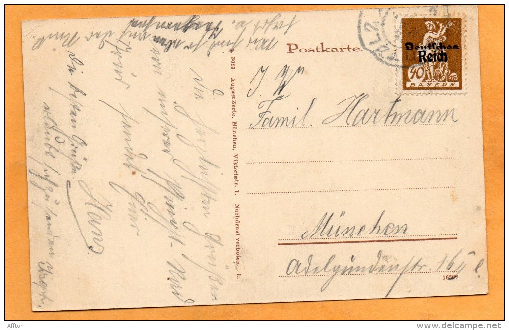 Bad Tolz 1920 Postcard - Bad Toelz