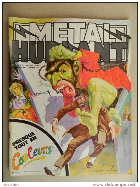 Métal Hurlant - 42 - Avec Lob, Gillon, Hermann, Pichard, Margerin, Jeronaton, Ceppi, Buzzelli, Sokal, Joe Staline - Métal Hurlant