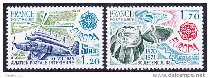 France 1979 Europa CEPT, Set MNH - Autres & Non Classés