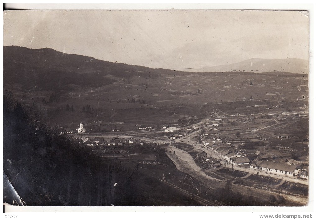 Carte Postale Photo De ROUMANIE-Rumänien- Vue D'un Village A SITUER-A LOCALISER-VOIR 2 SCANS - - Rumänien