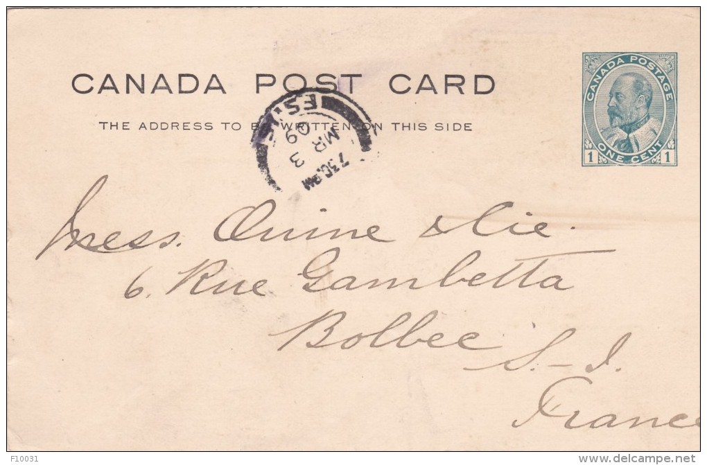 CANADA POST CARD - 1903-1954 Kings