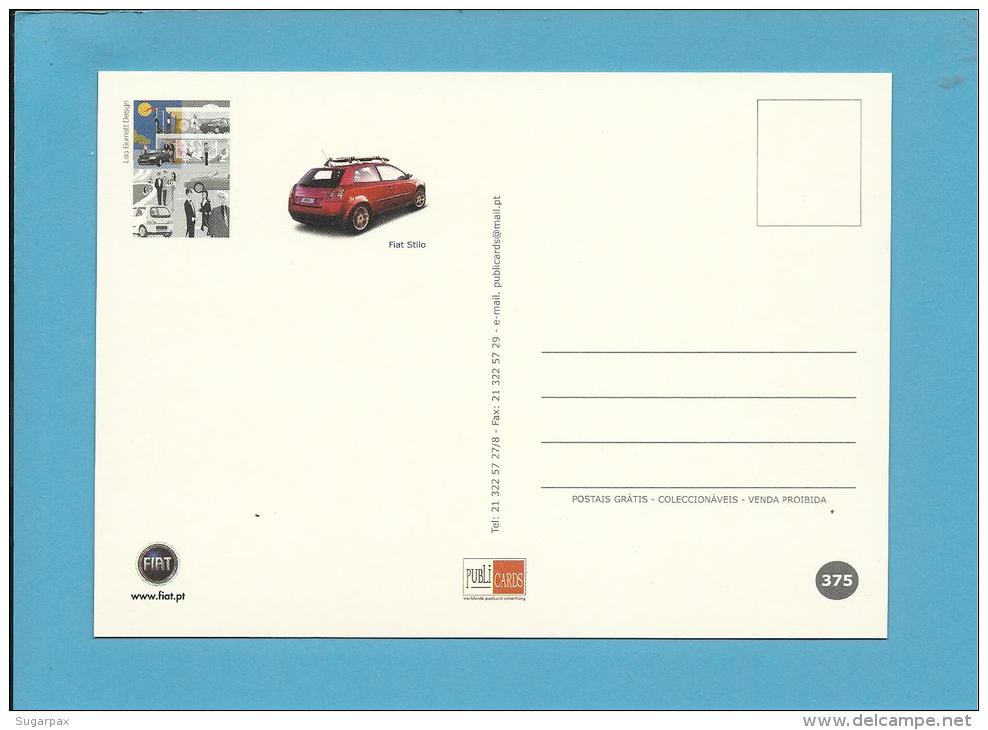 FIAT Stilo - PUBLICIDADE - Advertising - Portugal - 2 SCANS - Voitures De Tourisme