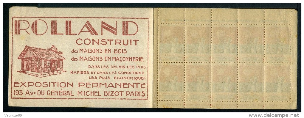 Carnet De 1927 - Numéro 27B*1 - Tuberculose - Antituberculeux - Baiser Au Soleil - Chalet En Bois - - Antituberculeux