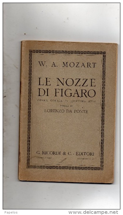 LE NOZZE DI FIGARO - Opera