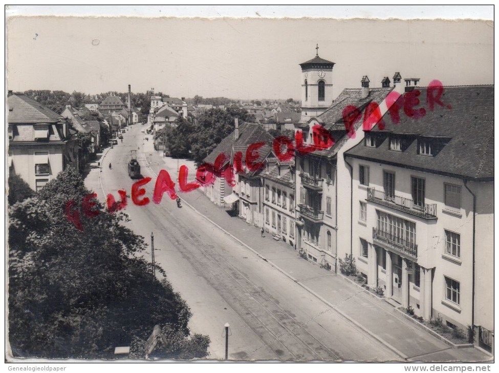 68 - ST SAINT LOUIS - RUE DE MULHOUSE - 1957 - Saint Louis