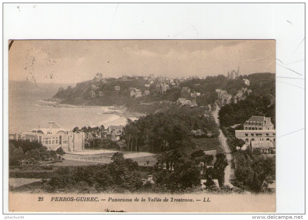 PERROS GUIREC. PANORAMA DE LA VALLEE DE TRESTRAOU. TBE - Perros-Guirec