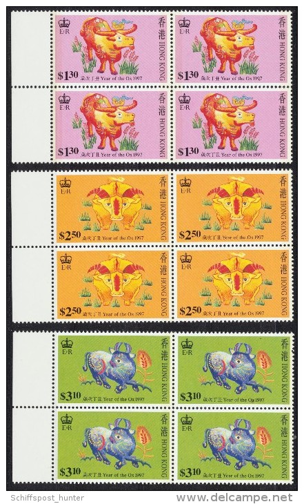 HONGKONG,Mi-Nr.785/88A, Bloc Of 4 !! Xx Postfrisch, Perfekt , Mint Never Hinged !! Look Scan  Los 1111-04 - Neufs