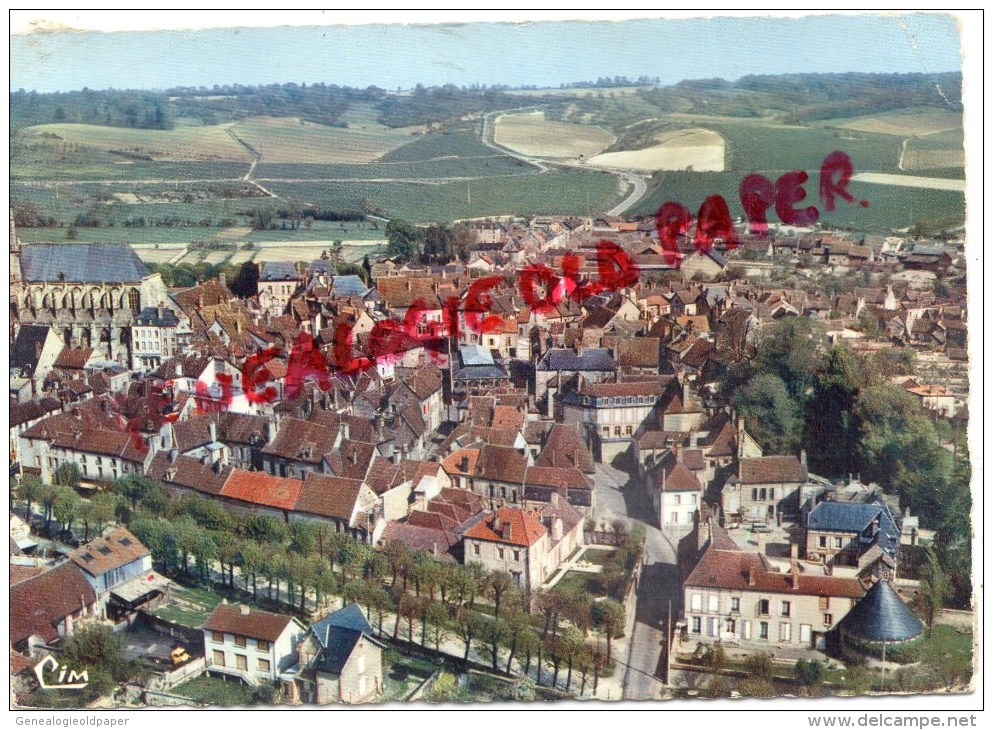 51 - SEZANNE - VUE GENERALE AERIENNE   CENTRE VILLE   ANCIENNE ENCEINTE - Sezanne