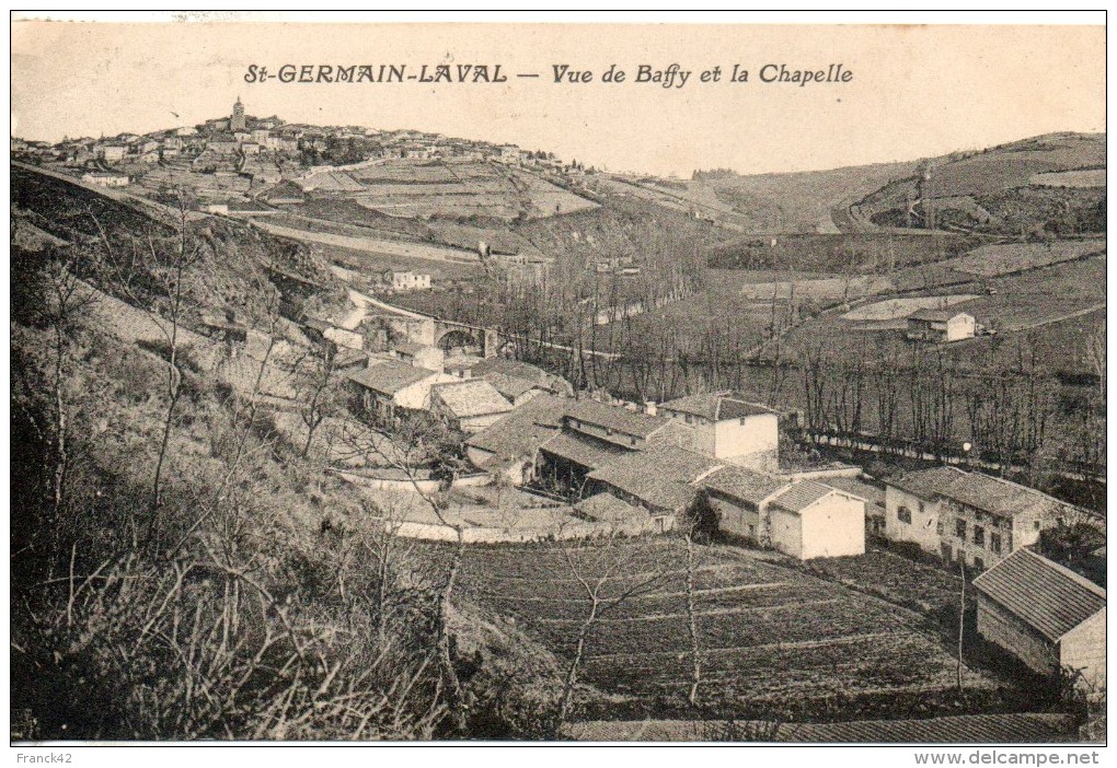 42. Saint Germain Laval. Vue De Baffy Et La Chapelle - Saint Germain Laval