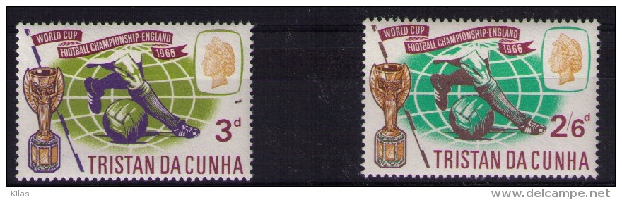 TRISTAN DA CUNHA 1966  Worl Cup England 66 - 1966 – Angleterre