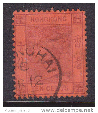 Hong Kong  1882  Mi.nr. 44  SG. Nr. 44  Used  Cancelled In CHANGHAI - Gebraucht