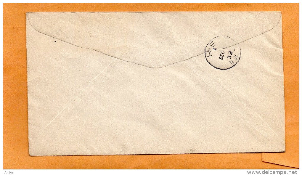 Great Bear Lake To Rae Canada 1932 Air Mail Cover - Erst- U. Sonderflugbriefe