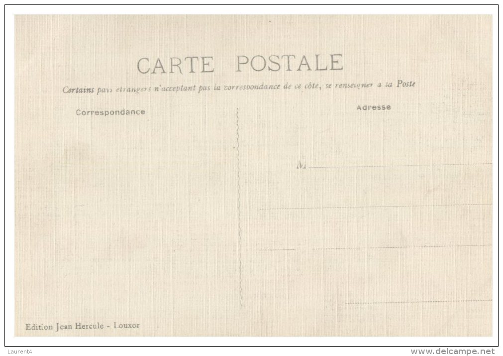 (ORL 543) Very Old Postcard - Carte Ancienne - Egypt - Louxor - Louxor