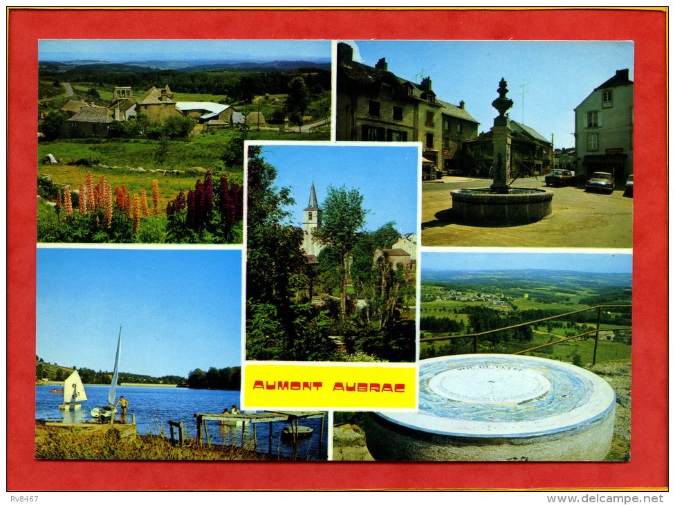 * AUMONT AUBRAC ( Multiples Vues, Automobiles  ) - 1982 - Aumont Aubrac