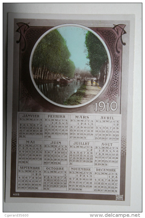 Calendrier 1910 - Petit Format : 1901-20