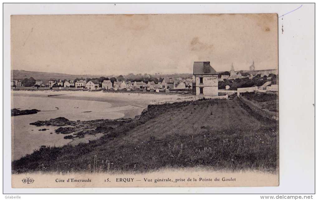 22 - Erquy - Vue Generale Prise De La Pointe Du Goulet - Erquy