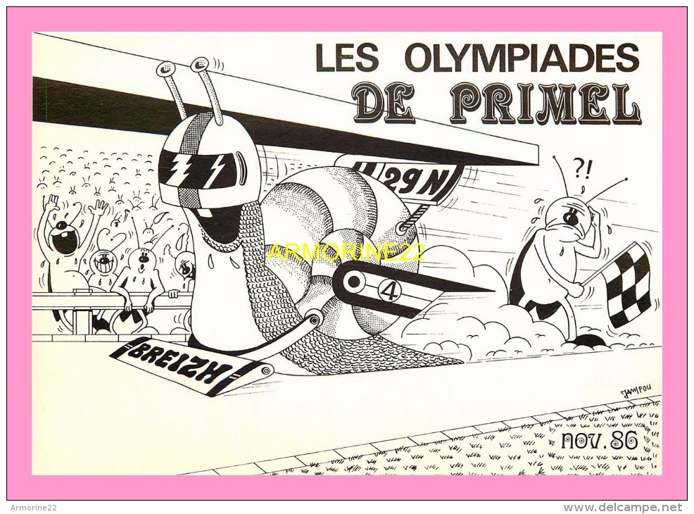 CPM   PRIMEL    AU BAR CHEZ LOIC  27 GASTEROPODES DE COMPETITION AUX SECONDES OLYMPIADES - Primel