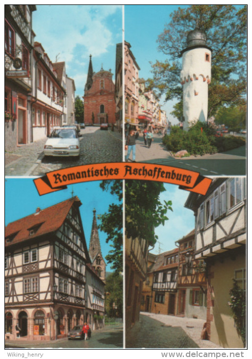 Aschaffenburg - Mehrbildkarte 9  Romantisches Aschaffenburg - Aschaffenburg