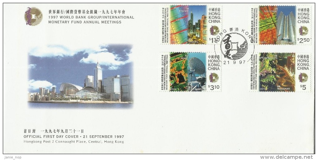 Hong Kong 1997 World Bank Group FDC - FDC