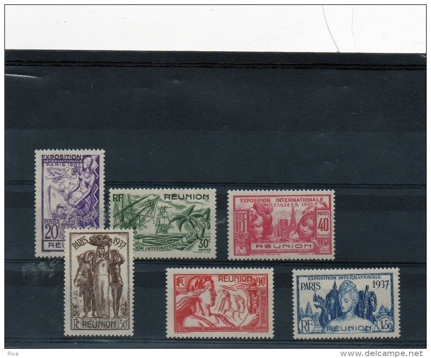 6 Valeurs (Exposition International De Paris 1937 ( La REUNION ) Neuf *** - Other & Unclassified