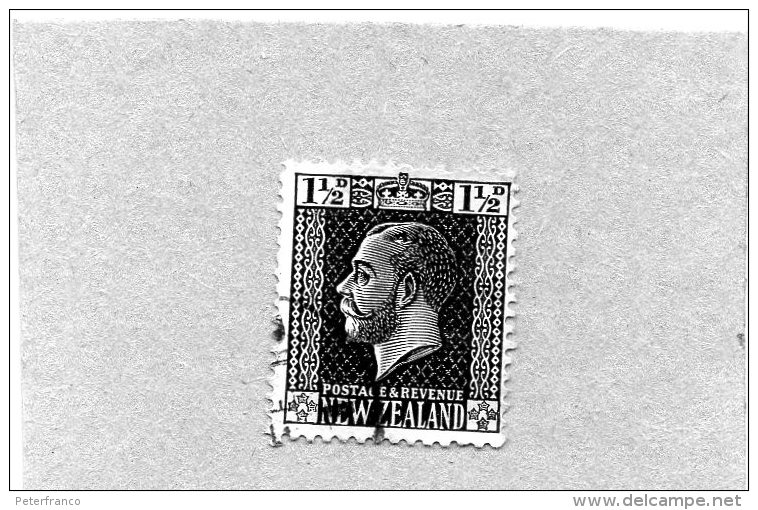 B - Nuova Zelanda - Giorgio V° - Used Stamps