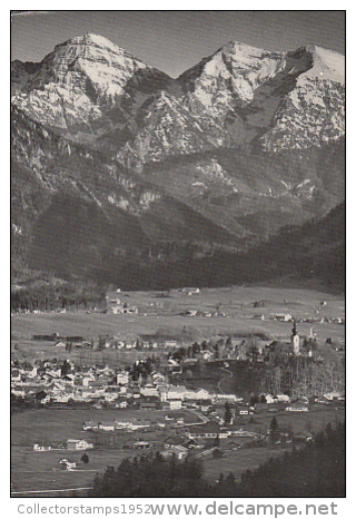 7078- POSTCARD, RUHPOLDING- TOWN PANORAMA, MOUNTAINS - Ruhpolding