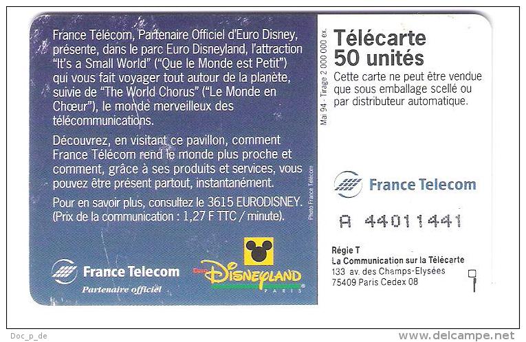 France - F468B SO5 Chip - Disneyland  - SN - 1994