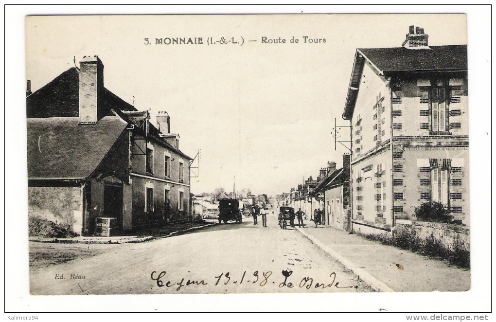 INDRE-ET-LOIRE  /  MONNAIE  /  ROUTE  DE  TOURS  /  Edit.  REAU + L. ROY - Monnaie