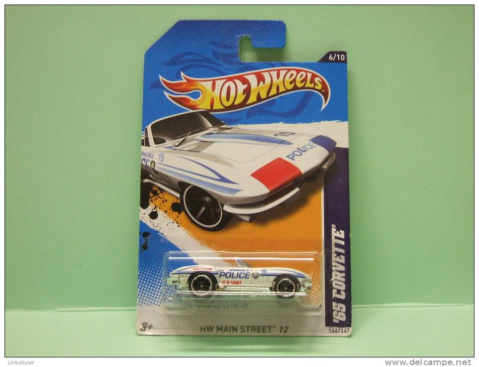 CHEVROLET CORVETTE ´65 - HW Main Street 2012 - HOTWHEELS Hot Wheels Mattel 1/64 US Blister - HotWheels