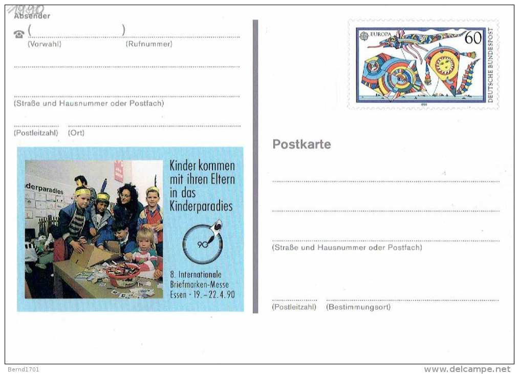 Germany - Ganzsache Postkarte Ungebraucht / Postcard Mint (n1134) - Geïllustreerde Postkaarten - Ongebruikt