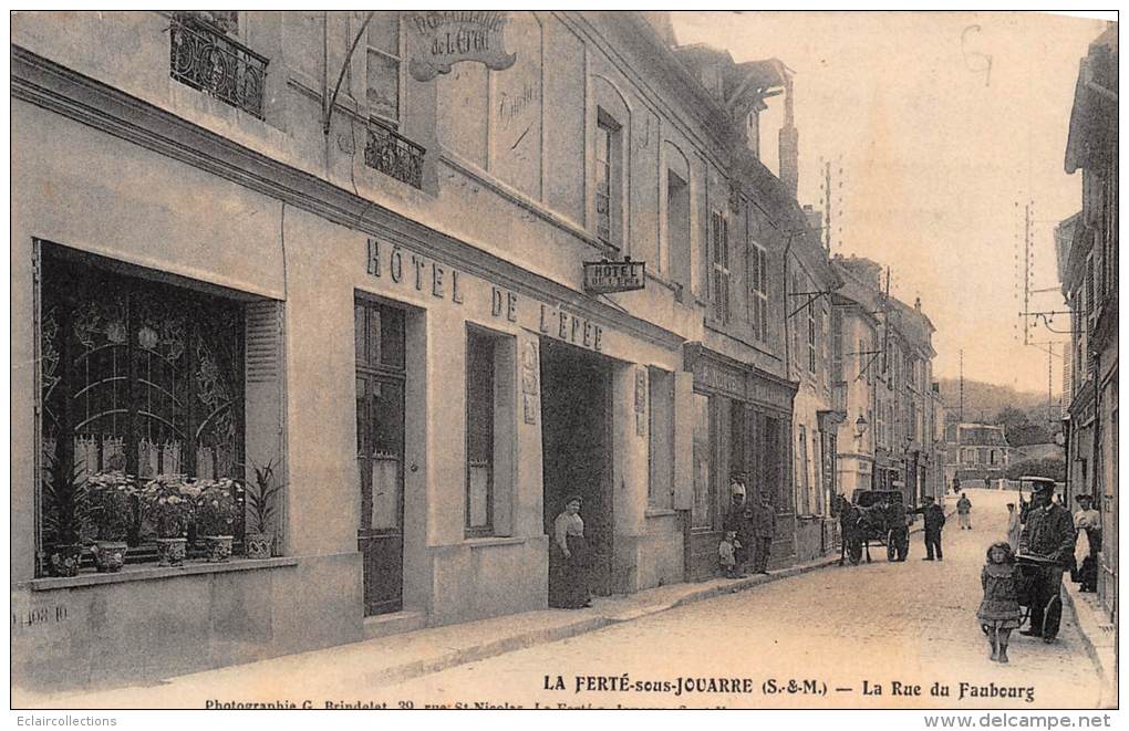 La Ferté Sous Jouarre    77     Hotel De L'Epée  Rue Du Faubourg - La Ferte Sous Jouarre