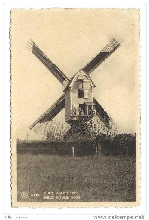 Carte Postale - GEEL - Vieux Moulin 1600 - Molen - CPA   // - Geel