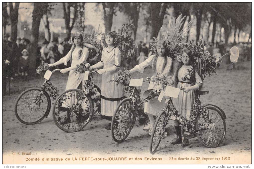 La Ferté Sous Jouarre    77     Comité D'Initiative   Fête Fleurie Bicyclettes Décorées - La Ferte Sous Jouarre