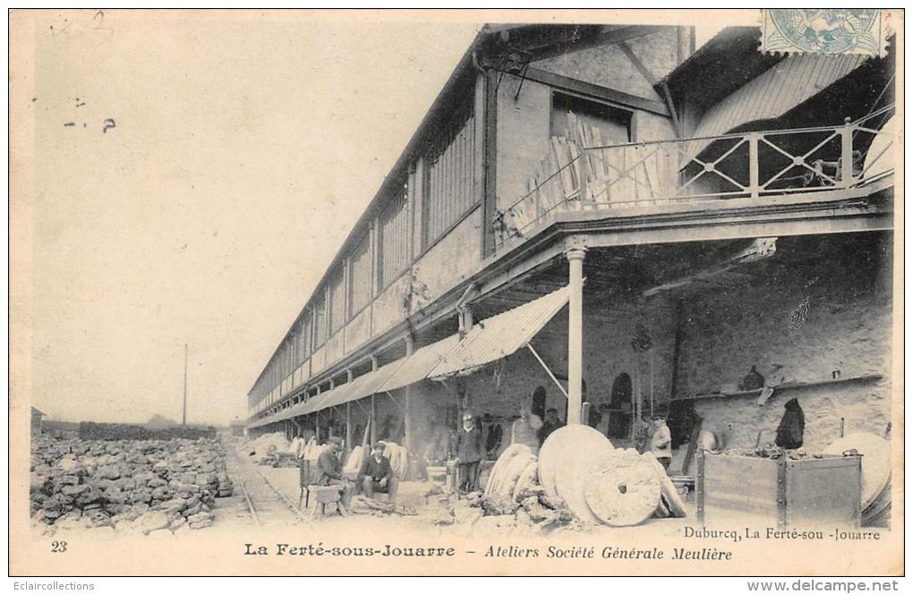 La Ferté Sous Jouarre    77    Sté Générale Meulière  Atelier Extérieur  ( Pli ) - La Ferte Sous Jouarre