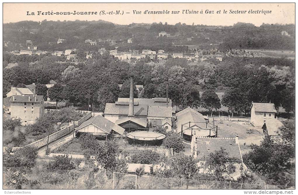 La Ferté Sous Jouarre    77    Vue Sur Usine A Gaz Et Secteur électrique - La Ferte Sous Jouarre