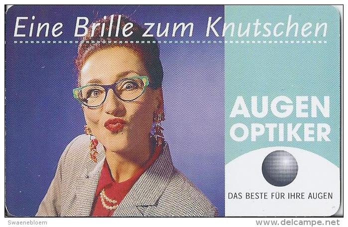 Telefonkarte.- Duitsland. Eine Brille Zum Knutschen. Augen Optiker. 12 DM. 6.14 &euro;.ODS R 0002 04.1999. 200.000 DTMe - R-Series: Regionale Schalterserie