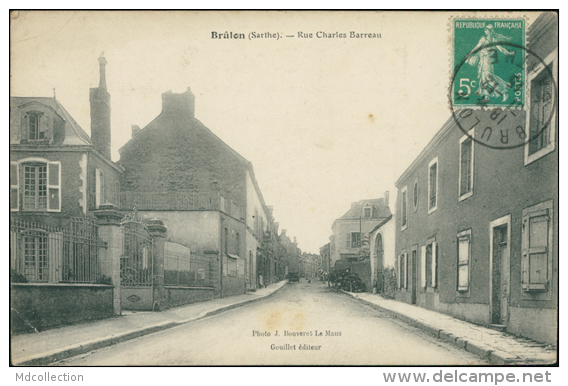 72 BRULON / Rue Charles Barreau / - Brulon